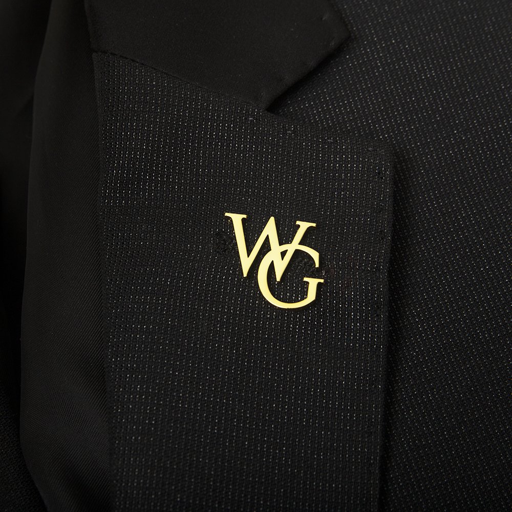Custom Initials Brooch For Groom Men's Stainless Steel Initials Letters Lapel Pin Personalized Wedding Best Man Jewelry - 图片 5